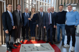 Visita del presidente di Assolombarda Alessandro Spada agli stabilimenti di Faro S.p.a. - foto di gruppo